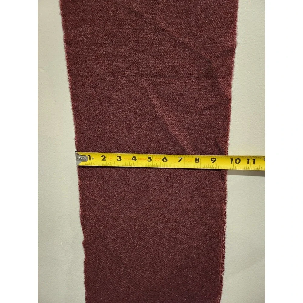Il Moro Firenze Wool Blend Scarf Made in Italy Burgundy NWT